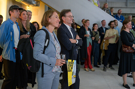 Eröffnung der Vienna Design Week. Publikum in der Festivalzentrale
