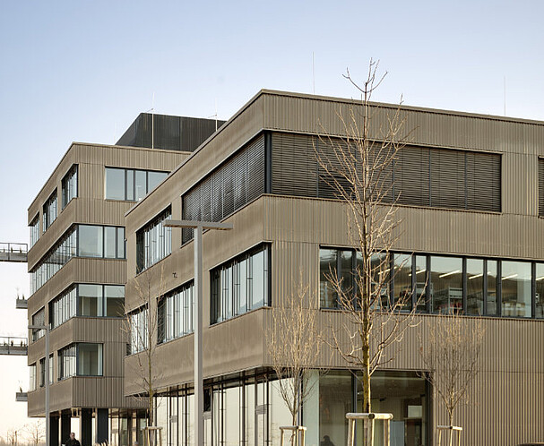 Blick auf das Technologiezentrum Seestadt 